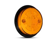 PRD053 - LANTERNA  APOLO BOJUDA FOGUINHO ÂMBAR 85MM 6 LEDS