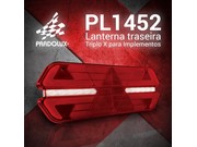 PL1452 - LANTERNA TRASEIRA TRIPLO X LED PARA IMPLEMENTOS LD 