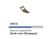 018- DSC12- TERMINAL MACHO BOBINA FURO 5,0MM C/ 100 UNIDADE - 6437